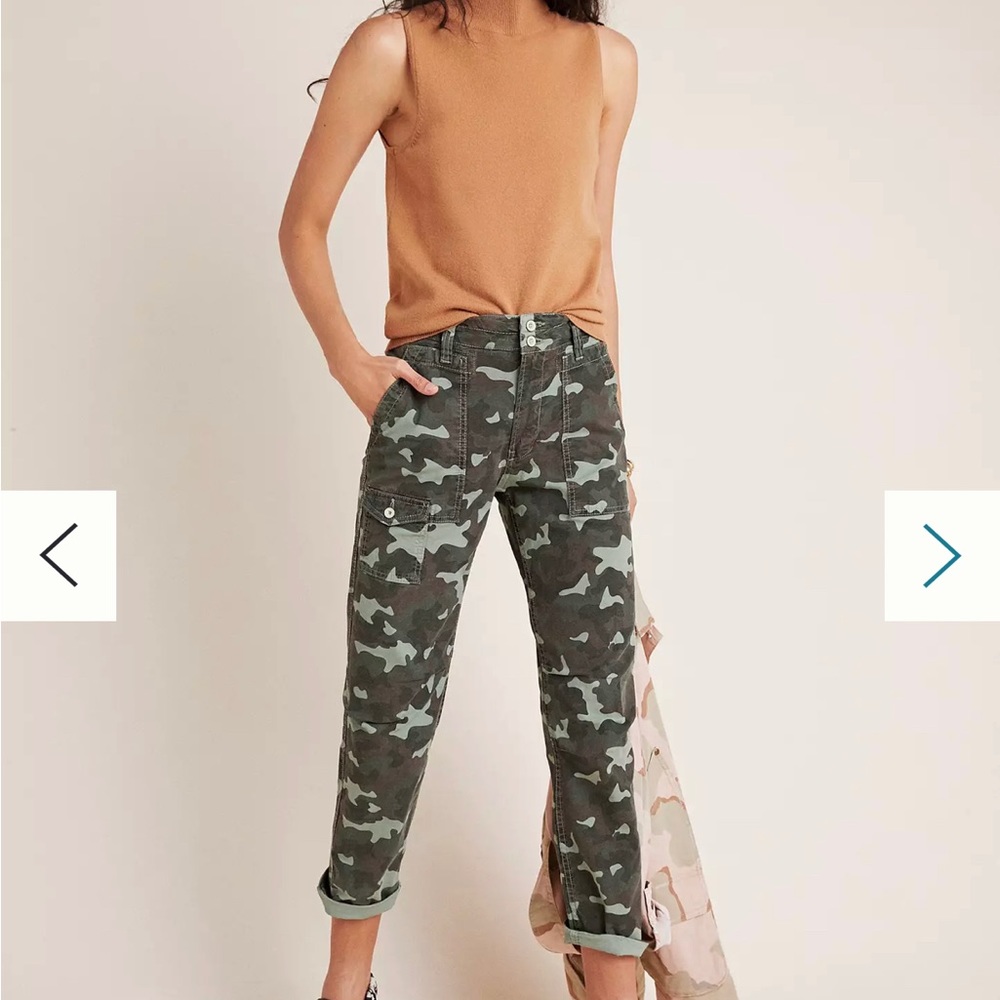 Anthropologie Camouflage Cargo Pants - Wanderer